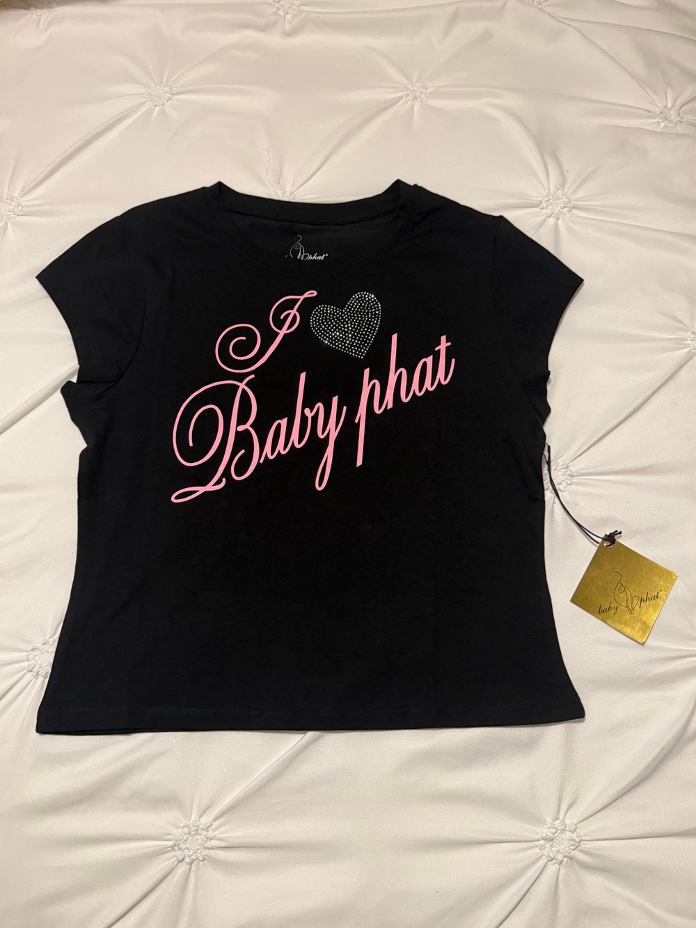 Baby Phat rhinestone tee